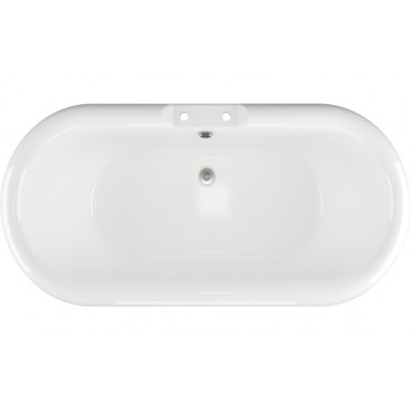 Richmond Freestanding 1690x740x620mm 2TH Bath w/Feet - White