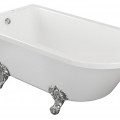 Clevedon Freestanding 1700x750x650mm 2TH Corner Bath w/Feet