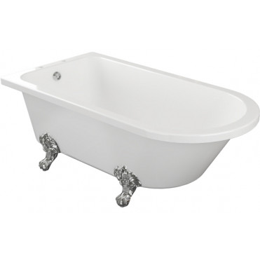 Clevedon Freestanding 1700x750x650mm 2TH Corner Bath w/Feet