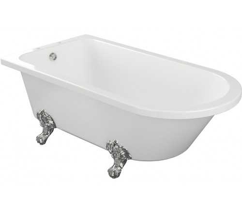 Clevedon Freestanding 1700x750x650mm 2TH Corner Bath w/Feet