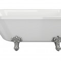 Clevedon Freestanding 1700x750x650mm 2TH Corner Bath w/Feet