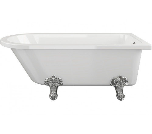 Clevedon Freestanding 1700x750x650mm 2TH Corner Bath w/Feet