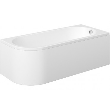 Sarasota J Shape 1500x725x600mm 0TH Bath w/Legs (RH)