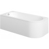 Sarasota J Shape 1700x725x600mm 0TH Bath w/Legs (LH)