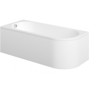 Sarasota J Shape 1700x725x600mm 0TH Bath w/Legs (LH)