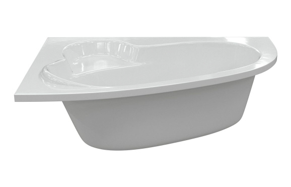 Miramar 1500x950x600mm 0TH Offset Corner Bath w/Legs (LH)