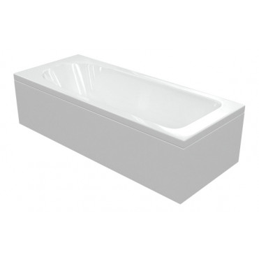 Pierson D Shape Single End SUPERCAST 1700x700x550mm 2TH Bath w/Legs