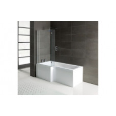 L-Shape 1700x700-850x410mm 0TH Shower Bath  Panel & Screen (LH)