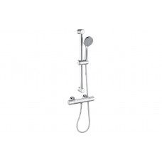 Terra Cool-Touch Thermostatic Bar Mixer Shower - Chrome