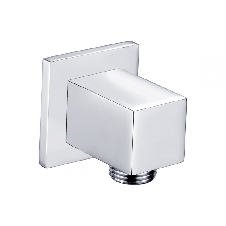 Square Wall Outlet Elbow - Chrome Square Wall Outlet Elbow - Chrome