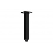 Cosmic 180mm Square Ceiling Arm - Matt Black