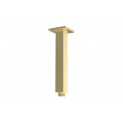 Cosmic 180mm Square Ceiling Arm - Brushed Brass