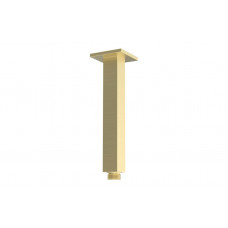Cosmic 180mm Square Ceiling Arm - Brushed Brass