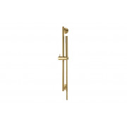 Vema Tiber Riser  Handset & Hose Set - Brushed Brass