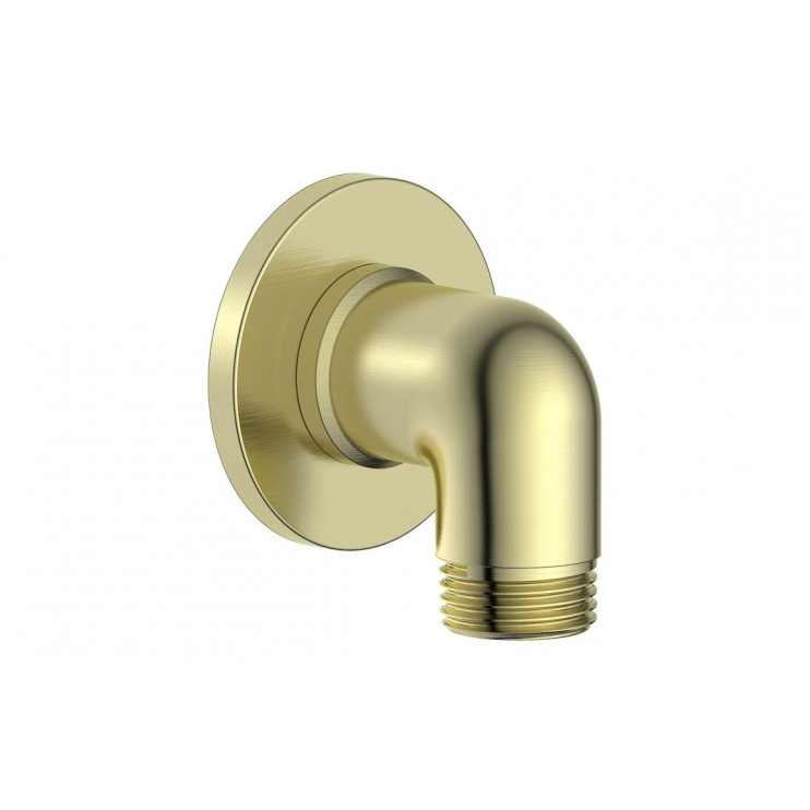 Berwick Traditional Wall Outlet Elbow - Brushed Brass Berwick Traditional Wall Outlet Elbow - Brushed Brass