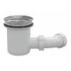 Low Profile Tray Waste & Cover - Chrome