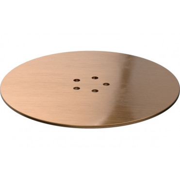 Low Profile Tray Waste Cover - Brushed Bronze