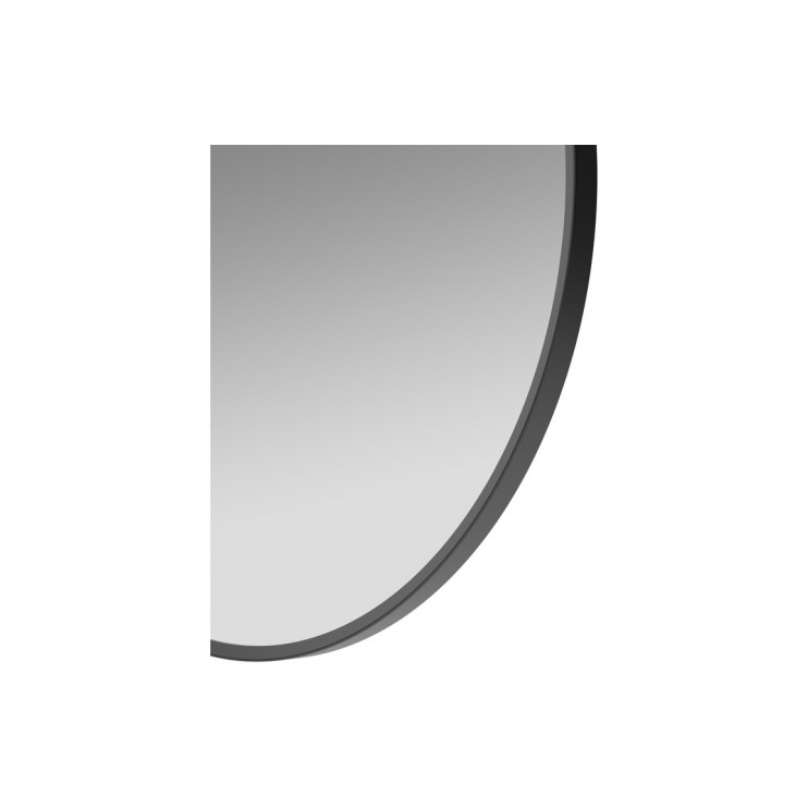 Kenji 600mm Round Mirror - Matt Black Kenji 600mm Round Mirror - Matt Black