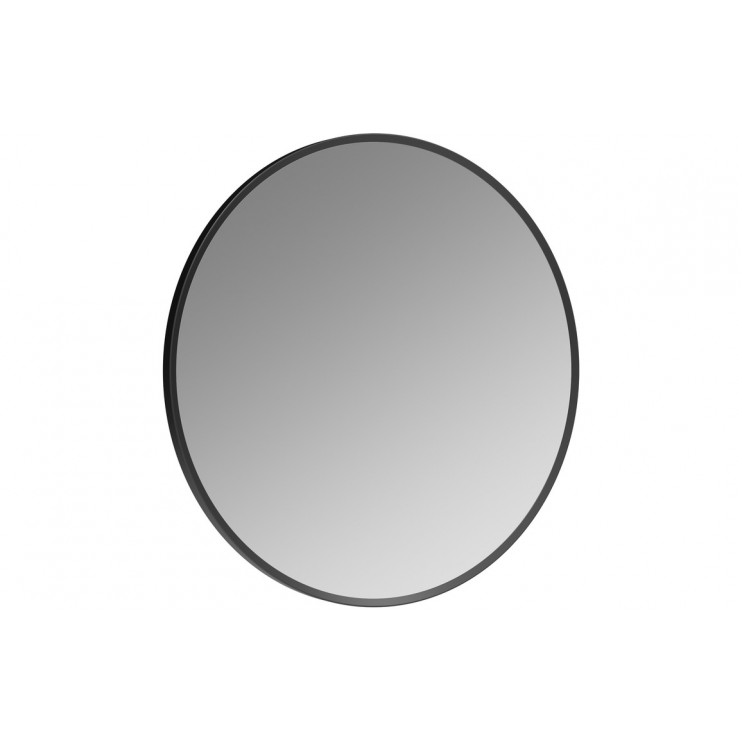 Kenji 600mm Round Mirror - Matt Black