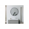 Kenji 600mm Round Mirror - Matt Black Kenji 600mm Round Mirror - Matt Black