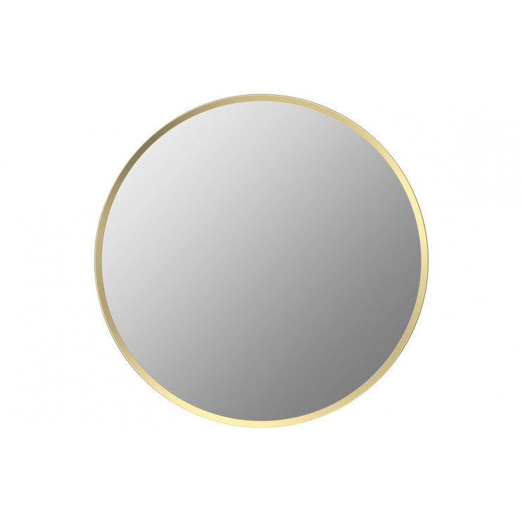 Kenji 500mm Round Mirror - Brushed Brass