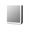Kota 600mm Rectangle Front-Lit LED Mirror - Matt Black