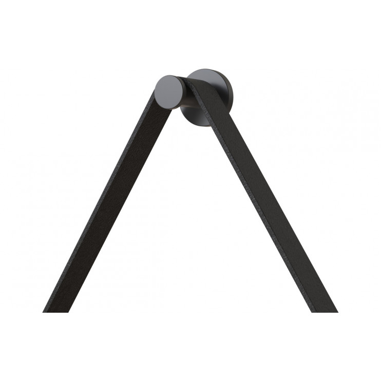 Mako 600mm Round Mirror - Matt Black