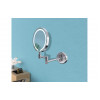 Hoshi Round LED Cosmetic Mirror - Chrome