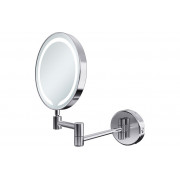 Hoshi Round LED Cosmetic Mirror - Chrome
