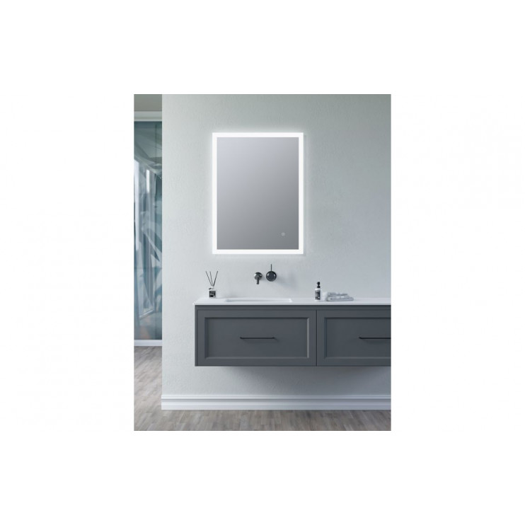 Solana 600x800mm Rectangle Edge-Lit LED Mirror