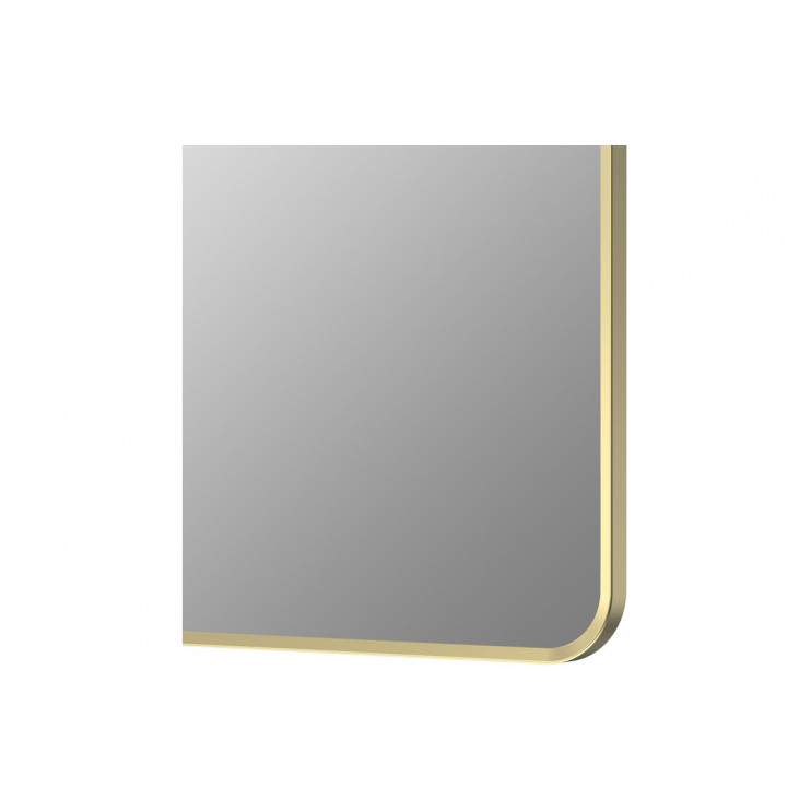 Kenji 600x800mm Rectangle Mirror - Brushed Brass Kenji 600x800mm Rectangle Mirror - Brushed Brass