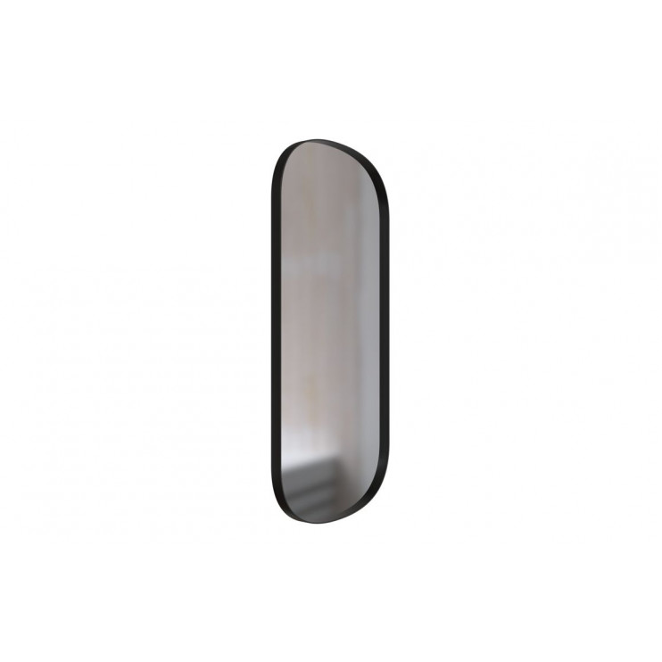 Kenji 800x400mm Oblong Mirror - Matt Black