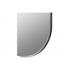 Kenji 800x400mm Oblong Mirror - Matt Black