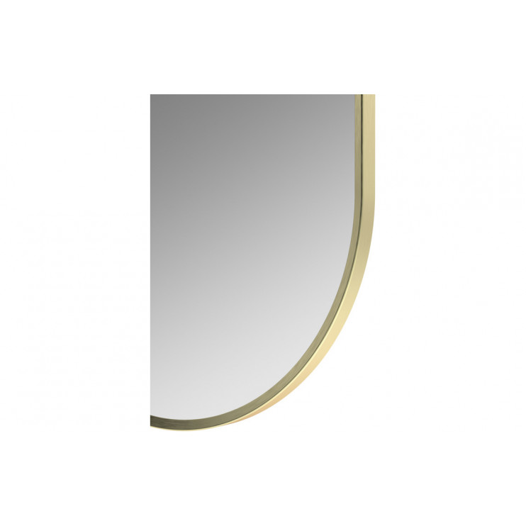 Kenji 800x400mm Oblong Mirror - Brushed Brass