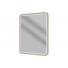 Kota 600mm Rectangle Front-Lit LED Mirror - Brushed Bronze