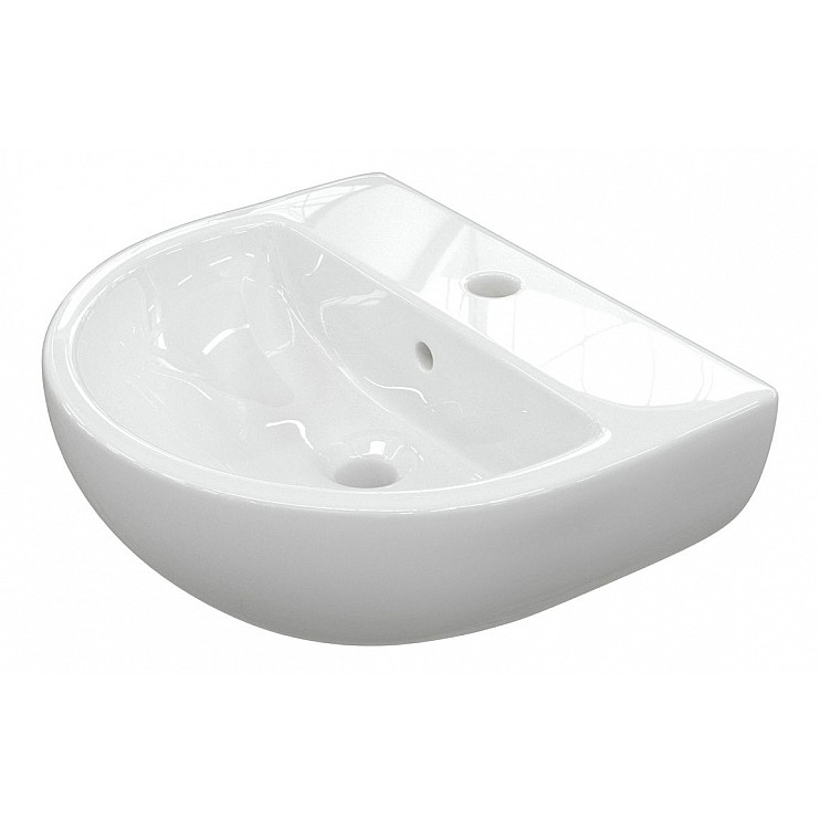 Tuscany 450x400mm 1TH Cloakroom Basin & Brushed Bronze Bottle Trap