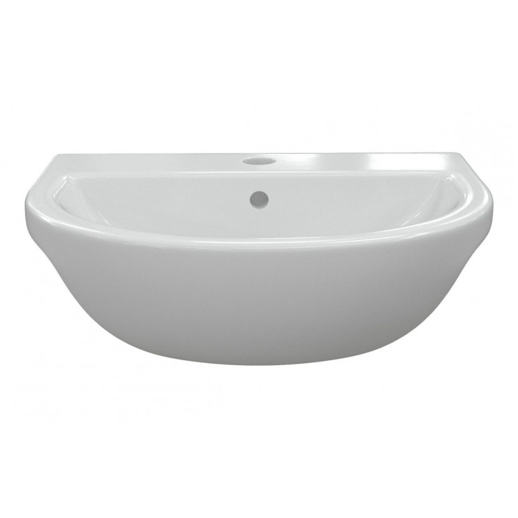 Semi Recessed Basin DIPB1204 Tuscany 500x390mm 1TH Semi Recessed Basin