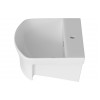 Semi Recessed Basin DIPB1338 Sandro 500x400mm 1TH Semi Recessed Basin