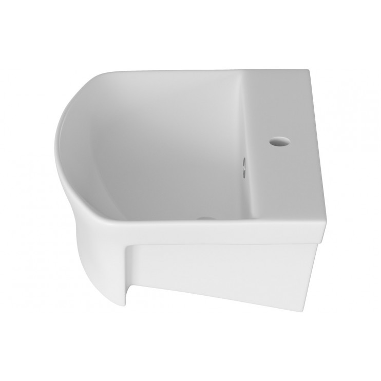 Semi Recessed Basin DIPB1338 Sandro 500x400mm 1TH Semi Recessed Basin