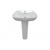 Tilia 600x400mm 1TH Basin & Full Pedestal