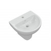 Tuscany 450x400mm 1TH Basin & Semi Pedestal