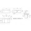High Level Cistern  Flush Pipe Kit  Pan & Seat DIPTP0184 Sherbourne High Level WC & Soft Close Seat