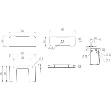 High Level Cistern  Flush Pipe Kit  Pan & Seat DIPTP0184 Sherbourne High Level WC & Soft Close Seat