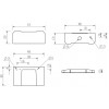 Low Level Cistern  Flush Pipe Kit  Pan & Seat DIPTP0186 Sherbourne Low Level WC & Soft Close Seat
