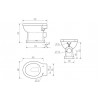 Low Level Cistern  Flush Pipe Kit  Pan & Seat DIPTP0186 Sherbourne Low Level WC & Soft Close Seat