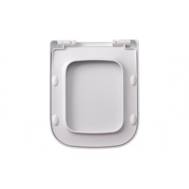 Tilia Square Soft Close Toilet Seat (Slim Depth) - White Tilia Square Soft Close Toilet Seat (Slim Depth) - White