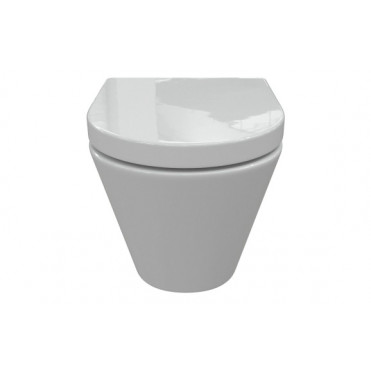 Wall Hung Pan & Seat DIPTP0158 Cilantro Rimless Wall Hung WC & Soft Close Seat