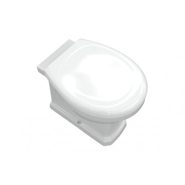 Sherbourne Soft Close Toilet Seat Only - White