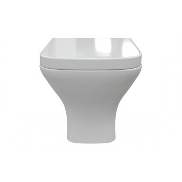 Cedarwood Rimless Comfort Height Back To Wall WC & Wrapover Soft Close Seat