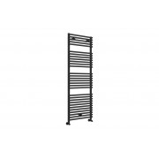 Teplo Round Ladder Radiator (500x1450mm) - Black